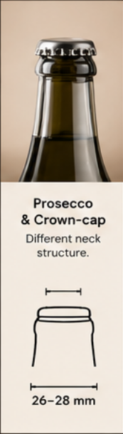 prosecco bottle size